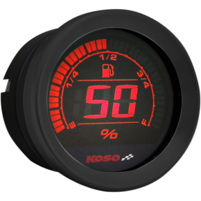 Koso North America 2" Fuel Level Gauge - Black BA050210