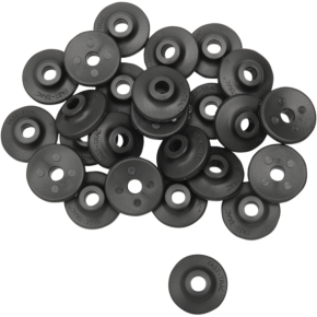 Extra Large Backer Plates - Black - Round - 24 Pack 600RX-24