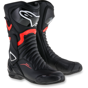 Alpinestars SMX-6 v2 Drystar Boots - Black/Red - Size 13.5