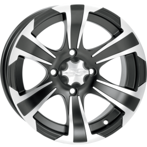 SS312 Alloy Wheel - Front - Black Machined - 14x6 - 4/137 - 4+2 1428454536B