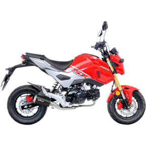 LV-10 Exhaust - Black - Honda Grom 15237B