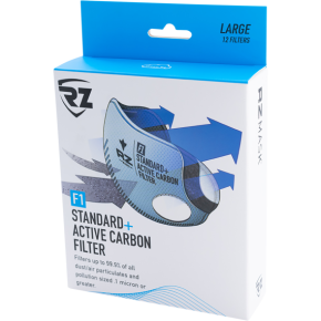 F1 Mask Filter - Carbon - 12PK - Medium FL-62DF:25592