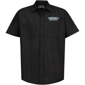 Drag Specialties Shop Shirt - Black - 5XL DRG31ST24BK5X