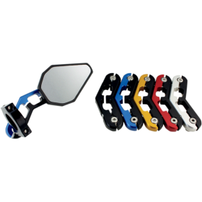 D-Axis Bar-End Mirror - Blue DXM-BL