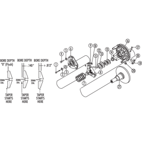 COMET Spring Shims 3/pk