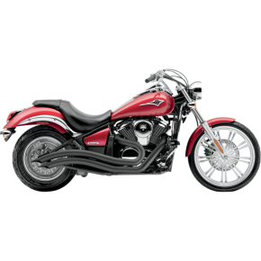 Speedster Swept Exhaust - Black - Vulcan 900 4218B