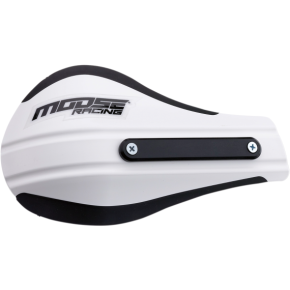 Moose Racing White Deflector Handguards