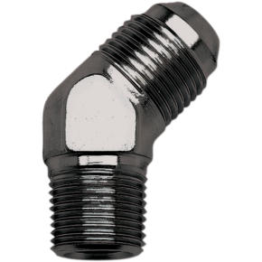 #3 Male Fitting - 1/8" NPT - 45° - Black R42933B