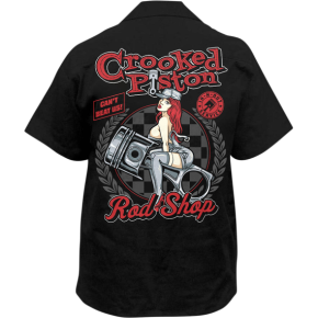 Crooked Piston Shirt - Black - Large HW50230L