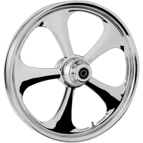 Rc Components Nitro Front Wheel - Dual Disc/No ABS - Chrome - 21"x3.50" - '00-'07 FLT 21350-9917-92C