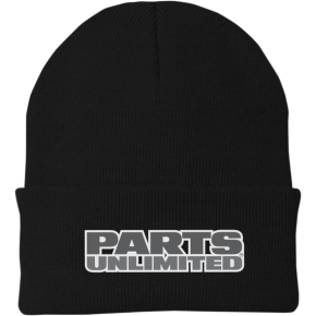 Parts Unlimited Beanie - Fleece - Black PSU30H90BKOR