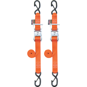 Ratchet Tie-Downs - 1-1/2" x 6-1/2' - Orange 30579-S