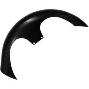 Klock Werks Shank Front Fender Kit - For Raked Trees - Black - Steel - 23" KW050102482014