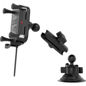 Device Holder - Tough-Charge™ - Charging - Wireless - Waterproof - Suction Cup Mount RAM-B-166-UN12W