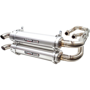 Trinity Racing Dual Exhaust - Aluminum TR-4162D