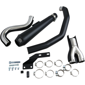 El Diablo Exhaust - Black - '88-'06 Softail 6485B