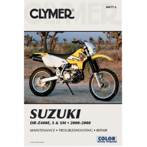 Clymer Manual - Suzuki DR-Z400 '00-'12 CM4774