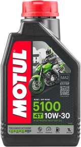 MOTUL 5100 4T Synthetic Blend Oil  - 10W-30 - 1L 104062