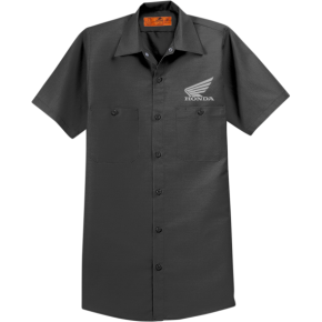 Honda Work Shirt - Charcoal - Large NP21S-M3024-L