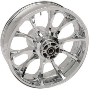 Coastal Moto Rear Wheel - Largo 3D - Single Disc/No ABS - Chrome - 18"x5.50" - '09+ FL 3D-LGO185CH