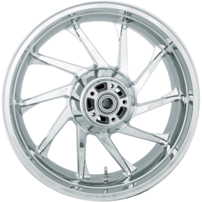 Coastal Moto Rear Wheel - Hurricane 3D - Single Disc/No ABS - Chrome - 18"x5.50" - '09+ FL 3D-HUR185CH