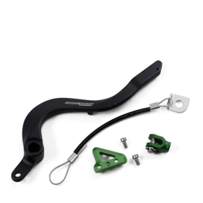 Moose Racing Brake Pedal - Green - Kawasaki