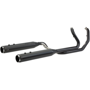 Ss Cycle El Dorado Dual Exhaust System - Black - Black Thruster 550-0679B