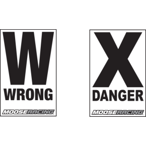 Moose Racing Danger/Warn Course Arrow