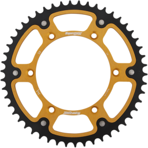 Supersprox Stealth Rear Sprocket - 50 Tooth - Gold - Yamaha RST-245-50-GLD