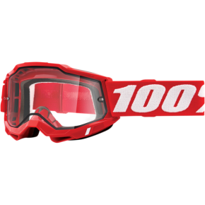 Accuri 2 Enduro Goggles - Red - Clear 50015-00005