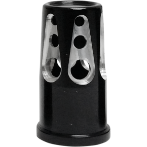 Valve Stem Cap - Gatlin - Black - Anodized SVC-310-ANO-GAT