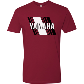 Yamaha Heritage Diagonal T-Shirt - Red - XL NP21S-M3118-XL