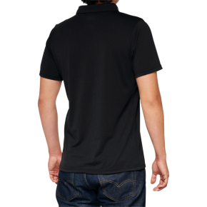 Corpo Polo Shirt - Black/Gray - Large 35019-057-12