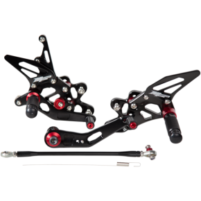 MGP Rearset - Black - Suzuki 61101-2500