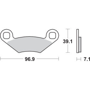 HF Brake Pads - Sportsman 642HF