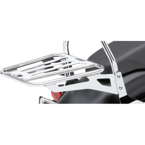 Sissy Bar Luggage Rack - Chrome - Tubular 602-3502