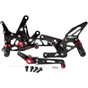 MGP Rearset - Black - Yamaha 81501-2500