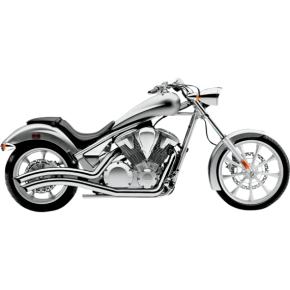 Speedster Swept Exhaust - Chrome - VT1300 1233