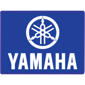 Yamaha Icon Decal - 12" - Square 40-50-110