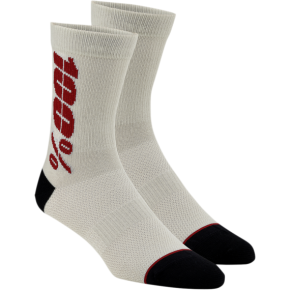 Rythym Socks - Silver/Cherry - Large/XL 24006-456-18