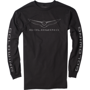 Goldwing Icon Long-Sleeve T-Shirt - Black - XL 25-87836