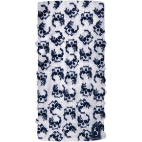 Skulls Neck Tube - White TUBE-84