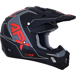 FX-17 Helmet - Aced - Matte Black/Red - XL 0110-6487