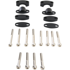 Riser Kit - 1-1/8" - Black 23-09381