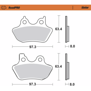 Brake Pads - Sintered Series 411901-PU