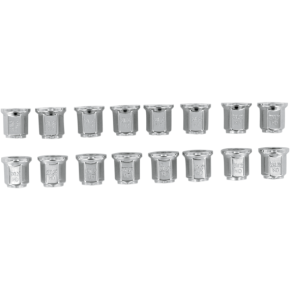 Lug Nut - Chrome - 12 mm - Flat - 16 Pack ALUG16BX