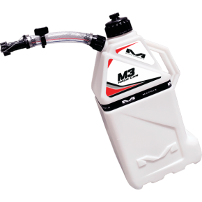 M3 Utility Can - 4 gal - White/Black M3-101