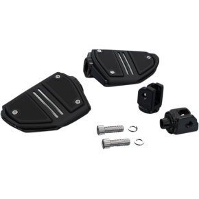 Twin Rail Footpeg - Black - Softail 61427