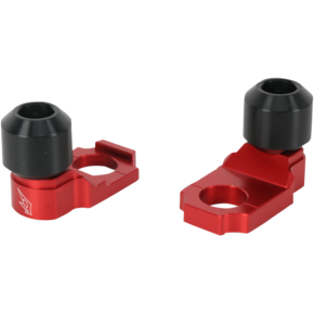 Axle Block Sliders - Kawasaki ZX-6R - Red DRAX-104-RD