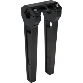 Risers - Straight - 10" x 1-1/4" - Black Anodized LA-7480-10B